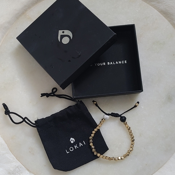 Lokai Jewelry - SOLD. LIKE NEW! LOKAI Premium “2.0 Beaded Balance Bracelet” in “Yellow Gold”!